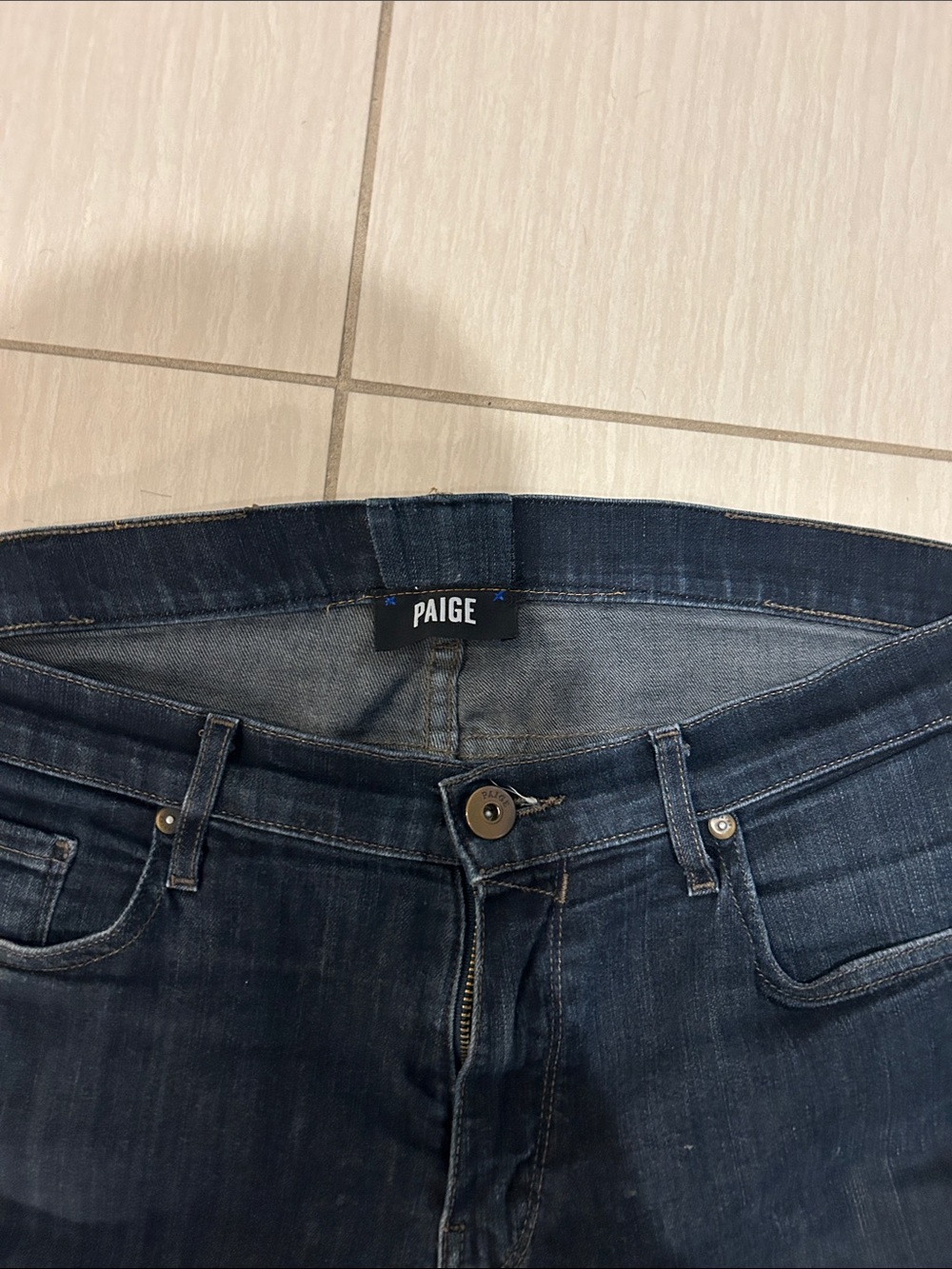 PAIGE Jeans in Dark Indigo Wash
